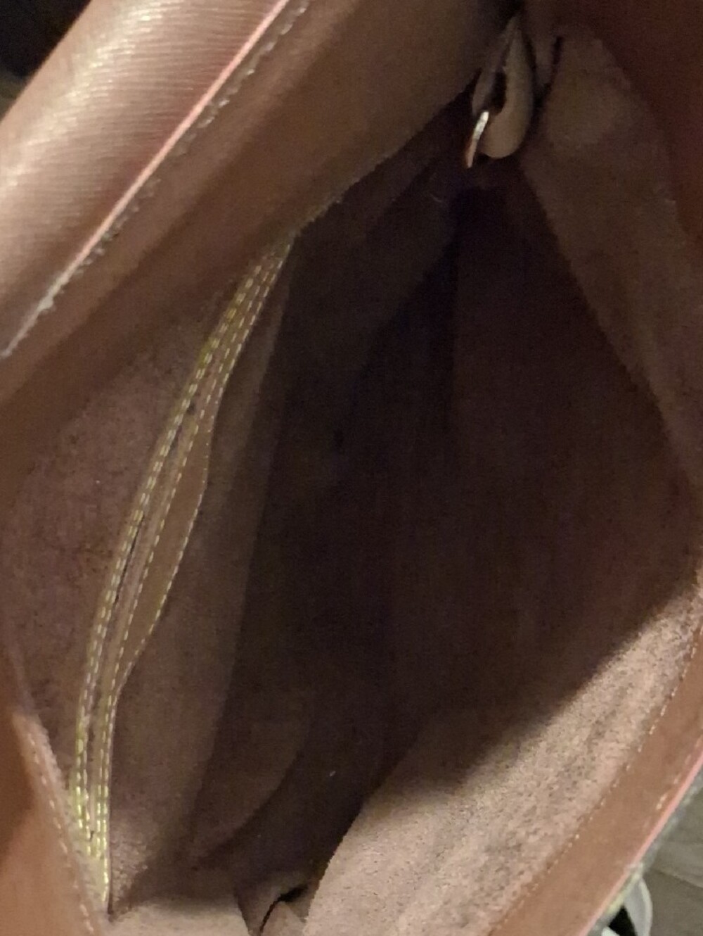 Louis Vuitton Monogram Messenger Bag in Brown and Tan - Picture 4 of 5